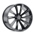 TSW Wheels - AILERON - Gunmetal - Metallic Gunmetal - 22" x 10.5", 38 Offset, 5x112 (Bolt Pattern), 66.6mm HUB