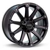 RTX Wheels - Dune - Black - Matte Black - 20" x 9", 25 Offset, 6x135, 139.7 (Bolt Pattern), 87.1mm HUB