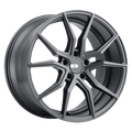 XO Luxury Wheels - VERONA - Gunmetal - Matte Gunmetal - 22" x 10.5", 38 Offset, 5x120 (Bolt Pattern), 72.6mm HUB