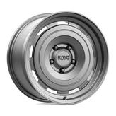 KMC Wheels - KM720 ROSWELL - Gunmetal - Matte Anthracite - 17" x 8.5", 18 Offset, 5x127 (Bolt Pattern), 71.5mm HUB