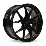 RTX Wheels - Slick - Black - Gloss Black - 18" x 8.5", 38 Offset, 5x114.3 (Bolt Pattern), 73.1mm HUB