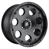 Fuel - D608 ENDURO - Gunmetal - MATTE BLACK - 18" x 9", -12 Offset, 6x139.7 (Bolt Pattern), 108mm HUB