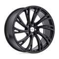 Redbourne Wheels - NOBLE - Black - DOUBLE BLACK - MATTE BLACK WITH GLOSS BLACK FACE - 22" x 10", 37 Offset, 5x120 (Bolt Pattern), 72.6mm HUB