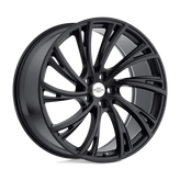 Redbourne Wheels - NOBLE - Black - DOUBLE BLACK - MATTE BLACK WITH GLOSS BLACK FACE - 22" x 10", 37 Offset, 5x120 (Bolt Pattern), 72.6mm HUB