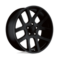 OE Creations - PR107 - Black - SATIN BLACK - 20" x 9", 25 Offset, 5x139.7 (Bolt Pattern), 77.8mm HUB