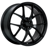 Ruffino Wheels - Chronos - Black - Gloss Black - 20" x 9", 40 Offset, 5x114.3 (Bolt Pattern), 73.1mm HUB