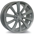 RWC - TS333 - Grey - GREY BATTLESHIP - 18" x 8.5", 35 Offset, 5x114.3 (Bolt Pattern), 64.1mm HUB