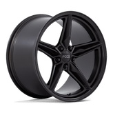 Foose - F175 CF8 - Black - MATTE BLACK - 19" x 9.5", 30 Offset, 5x114.3 (Bolt Pattern), 70.7mm HUB