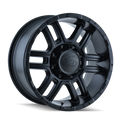 Ion Alloy - 179 - Black - MATTE BLACK - 16" x 8", 10 Offset, 6x139.7 (Bolt Pattern), 108mm HUB