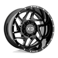 XD Series - XD836 FURY - Black - Gloss Black Milled - 20" x 9", 18 Offset, 6x114.3 (Bolt Pattern), 66.1mm HUB