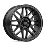 KMC Wheels - KM535 GRENADE OFF-ROAD - Black - MATTE BLACK - 20" x 9", 18 Offset, 5x127 (Bolt Pattern), 71.5mm HUB