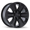 Replika - R250 - Black - Gloss Black - 18" x 8.5", 44 Offset, 6x135 (Bolt Pattern), 87.1mm HUB