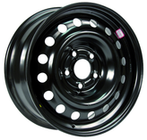 RTX Wheels - Steel Wheel - Black - Black - 16" x 6.5", 40 Offset, 5x114.3 (Bolt Pattern), 66.1mm HUB