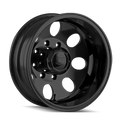 Ion Alloy - 167 - Black - MATTE BLACK - 17" x 6.5", -142 Offset, 8x165.1 (Bolt Pattern), 130.2mm HUB