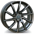 RWC - MHK557 - Gunmetal - ANTHRACITE - 19" x 8", 33 Offset, 5x114.3 (Bolt Pattern), 67.1mm HUB