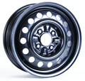 RTX Wheels - Steel Wheel - Black - Black - 15" x 6", 45 Offset, 4x114.3 (Bolt Pattern), 67.1mm HUB