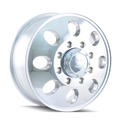 Ion Alloy - 167 - Chrome - POLISHED - 17" x 6.5", 125 Offset, 8x200 (Bolt Pattern), 142.2mm HUB