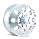 Ion Alloy - 167 - Chrome - POLISHED - 17" x 6.5", 125 Offset, 8x200 (Bolt Pattern), 142.2mm HUB