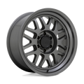 Black Rhino - DELTA - Gunmetal - MATTE GUNMETAL - 20" x 9.5", 12 Offset, 5x150 (Bolt Pattern), 110.1mm HUB