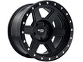 Dirty Life - COMPOUND - Black - MATTE BLACK - 17" x 9", -12 Offset, 5x127 (Bolt Pattern), 78.1mm HUB