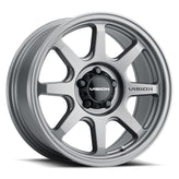 Vision Wheel Off-Road - 351 FLOW - Grey - Satin Grey - 17" x 8", 30 Offset, 5x114.3 (Bolt Pattern), 76.1mm HUB