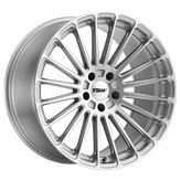 TSW Wheels - TURBINA - Gunmetal - TITANIUM SILVER W/ MIRROR CUT FACE - 19" x 8.5", 35 Offset, 5x120 (Bolt Pattern), 76.1mm HUB