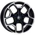 Mak Wheels - LIBERTY - Black - BLACK MIRROR - 17" x 7.5", 44 Offset, 5x127 (Bolt Pattern), 71.6mm HUB