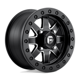 Fuel UTV - D938 MAVERICK BEADLOCK - Black - MATTE BLACK MILLED - 15" x 7", 13 Offset, 4x137 (Bolt Pattern), 110.1mm HUB