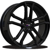 Euro Design - Monaco - Black - Gloss Black - 17" x 7.5", 42 Offset, 5x114.3 (Bolt Pattern), 67.1mm HUB