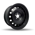 DTD - Steel - Black - Black - 18" x 7.5", 24 Offset, 5x115 (Bolt Pattern), 71.5mm HUB