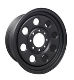 DTD - Steel - Black - Black - 18" x 8", 25 Offset, 8x165.1 (Bolt Pattern), 121.3mm HUB