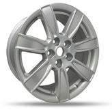 DTD - Replica - Silver - Silver - 18" x 8", 42 Offset, 5x120 (Bolt Pattern), 67.1mm HUB