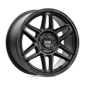 KMC Wheels - KM716 NOMAD - Black - SATIN BLACK - 18" x 8", 38 Offset, 5x114.3 (Bolt Pattern), 72.6mm HUB