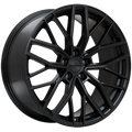 Ruffino Wheels - Teknik - Black - Gloss Black - 19" x 8.5", 35 Offset, 5x120 (Bolt Pattern), 72.6mm HUB