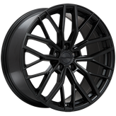 Ruffino Wheels - Teknik - Black - Gloss Black - 19" x 8.5", 35 Offset, 5x120 (Bolt Pattern), 72.6mm HUB