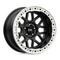 KMC Wheels - KM235 GRENADE CRAWL BEADLOCK - Black - SATIN BLACK - 20" x 10", -48 Offset, 5x127 (Bolt Pattern), 71.5mm HUB