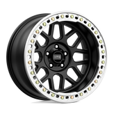KMC Wheels - KM235 GRENADE CRAWL BEADLOCK - Black - SATIN BLACK - 20" x 10", -48 Offset, 5x127 (Bolt Pattern), 71.5mm HUB