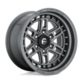 Fuel - D668 NITRO - Gunmetal - MATTE GUN METAL - 17" x 9", -12 Offset, 6x139.7 (Bolt Pattern), 106.1mm HUB