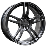 Envy Wheels - EV-5 - Gunmetal - TITANIUM - 18" x 8", 35 Offset, 5x100, 114.3 (Bolt Pattern), 73.1mm HUB