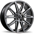 Fast Wheels - Switch - Grey - Titanium - 20" x 8", 45 Offset, 5x114.3 (Bolt Pattern), 66.1mm HUB