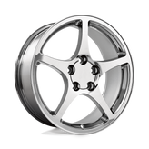 OE Creations - PR104 - Chrome - CHROME - 17" x 8.5", 54 Offset, 5x120.65 (Bolt Pattern), 70.7mm HUB