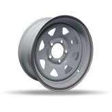 DTD - Trailer - White - White - 13" x 4.5", -3.2 Offset, 5x114.3 (Bolt Pattern), 84mm HUB