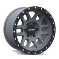 Mayhem - DELTA - Gunmetal - MATTE GUNMETAL WITH MATTE BLACK LIP - 20" x 9", -12 Offset, 8x165.1 (Bolt Pattern), 125.2mm HUB