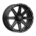 MSA Offroad Wheels - M33 CLUTCH - Black - SATIN BLACK - 16" x 7", 10 Offset, 4x156 (Bolt Pattern), 132mm HUB