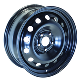 RTX Wheels - Steel Wheel - Black - Black - 17" x 7", 45 Offset, 5x112 (Bolt Pattern), 66.6mm HUB