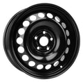 DTD - Steel - Black - Black - 16" x 6.5", 39 Offset, 5x105 (Bolt Pattern), 56.6mm HUB