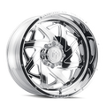 American Truxx - KRONOS - Chrome - POLISHED - 24" x 14", -76 Offset, 8x165.1 (Bolt Pattern), 125.2mm HUB