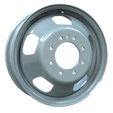 Envy Wheels - Dually Steel Wheel - Grey - GREY - 17" x 6", 136 Offset, 8x165.1 (Bolt Pattern), 121mm HUB