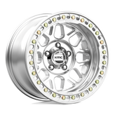 KMC Wheels - KM235 GRENADE CRAWL BEADLOCK - Silver - MACHINED - 17" x 8.5", 0 Offset, 5x127 (Bolt Pattern), 71.5mm HUB