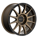 Envy Wheels - FFT8BZ - Bronze - BRONZE / BLACK LIP - 20" x 9", 18 Offset, 5x139.7 (Bolt Pattern), 77.8mm HUB